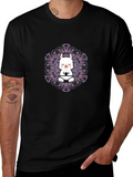 Llama Mandala Graphic Tee - Meditating Animal Shirt