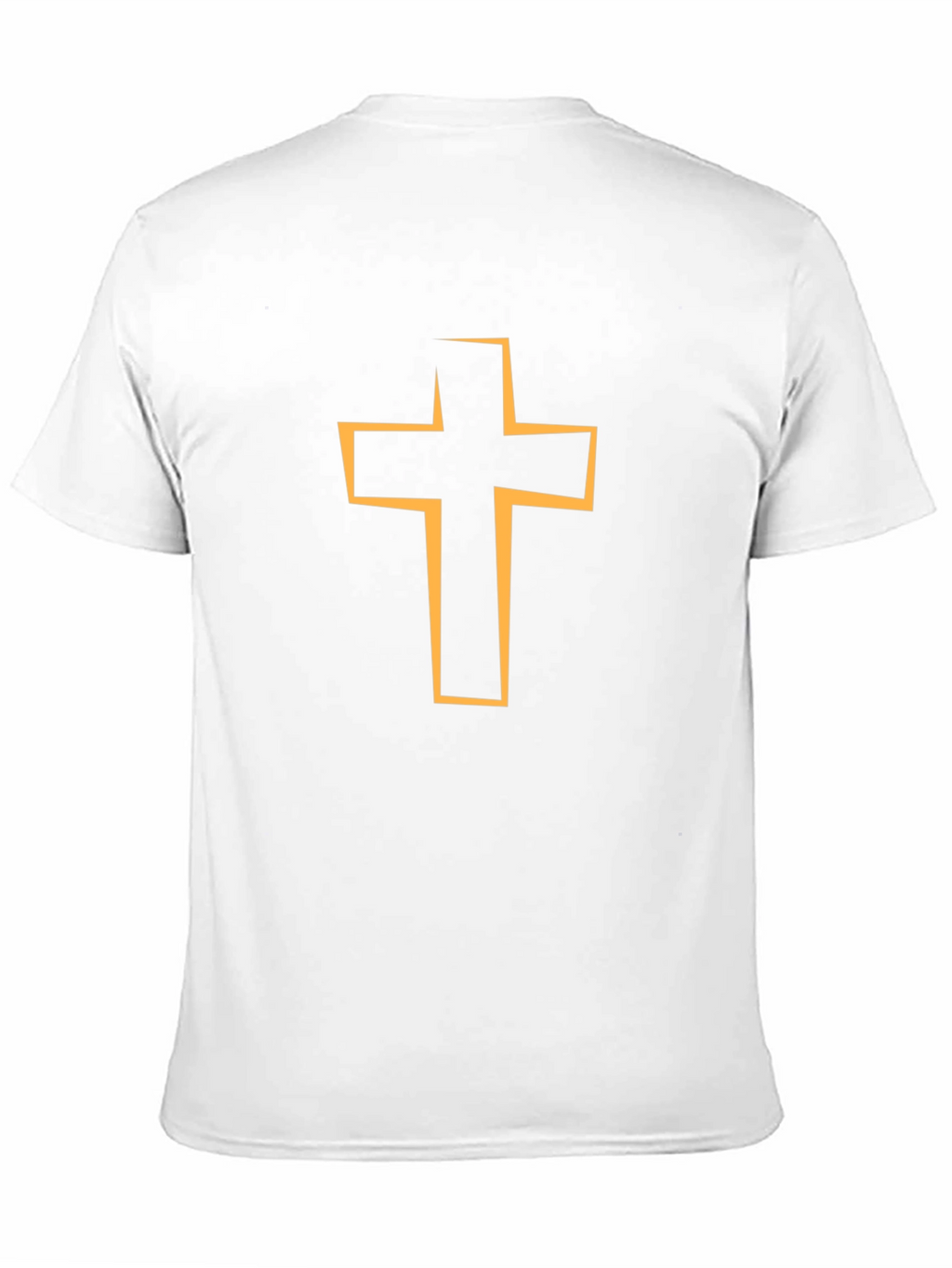 Religious Cross Graphic Tee - Black