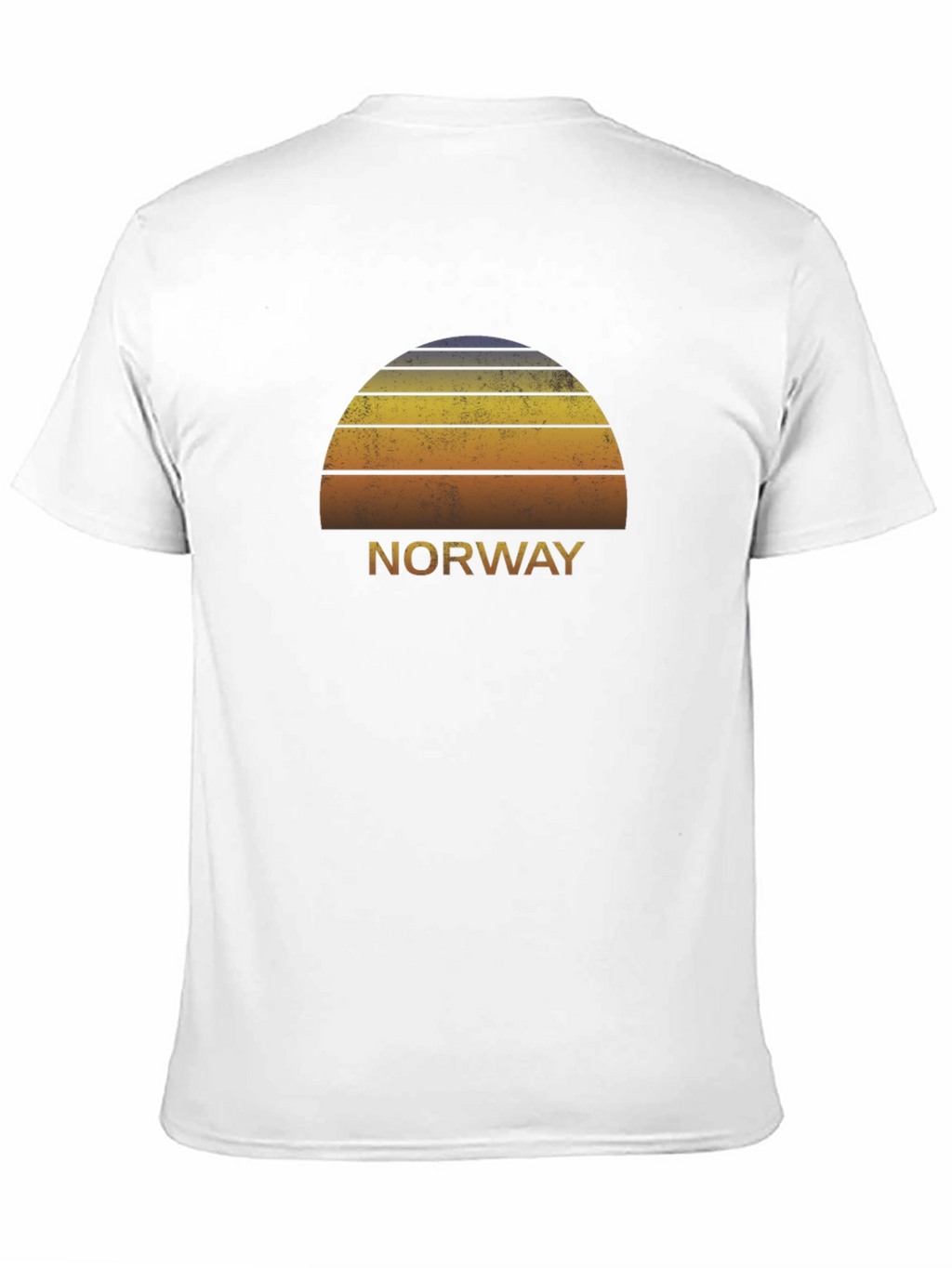 Norway Sunset T-Shirt - Retro Style Tee