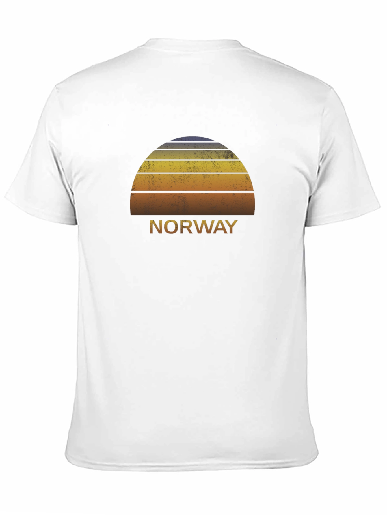Norway Sunset T-Shirt - Retro Style Tee