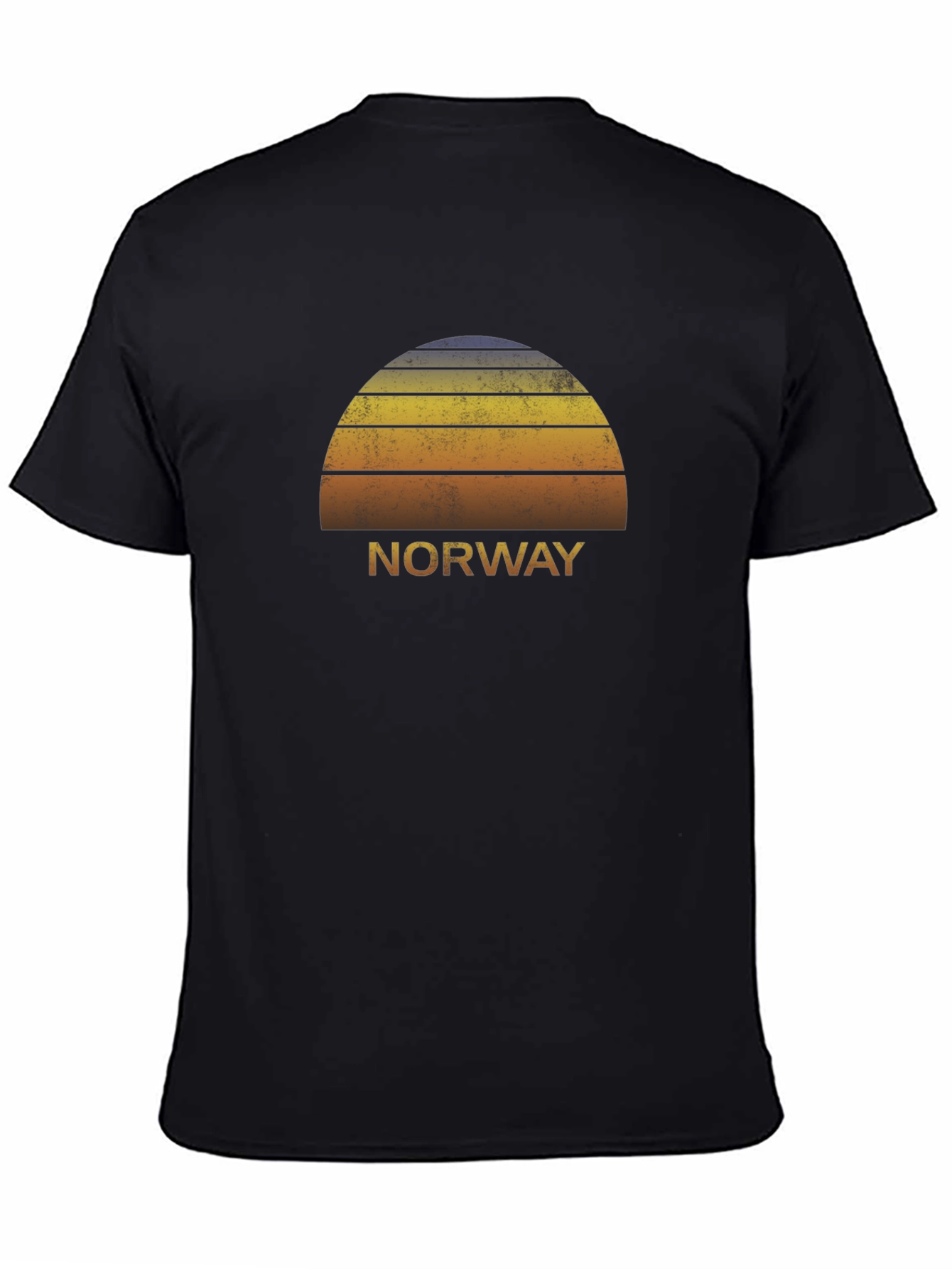 Norway Sunset T-Shirt - Retro Style Tee