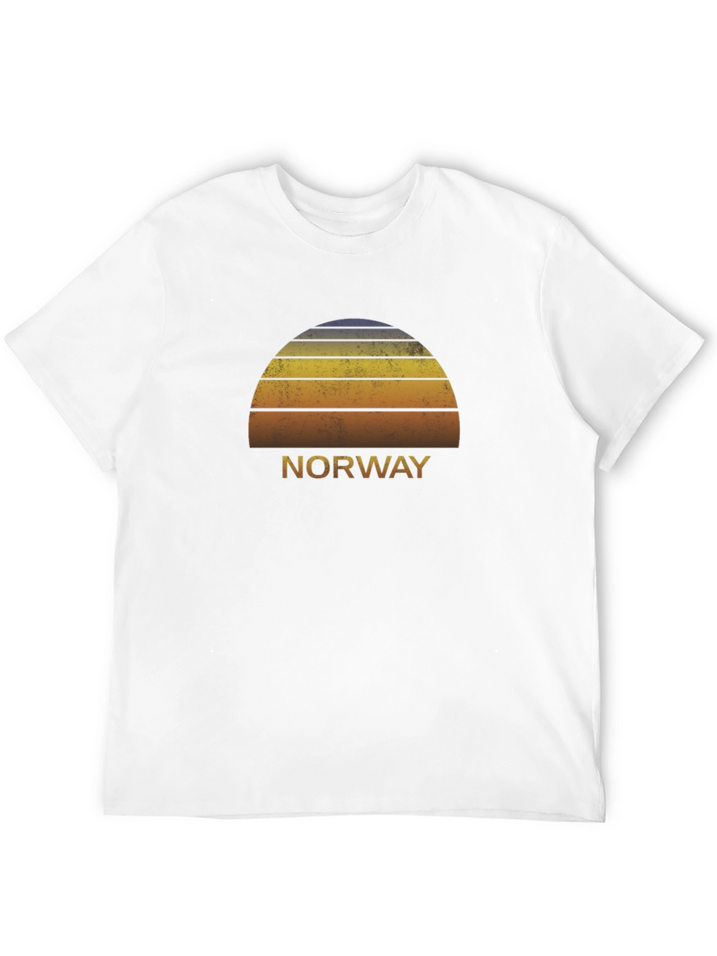 Norway Sunset T-Shirt - Retro Style Tee
