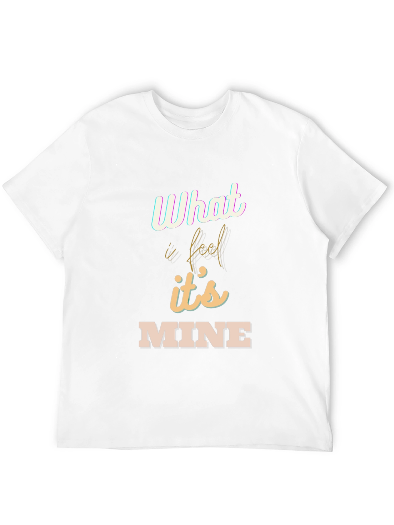 What I Feel Is Mine Black Graphic Tee