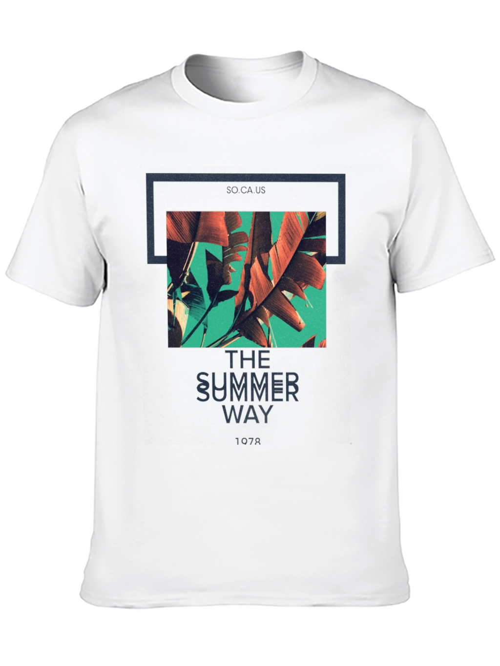 Summer Way Graphic Tee - Tropical Vibes