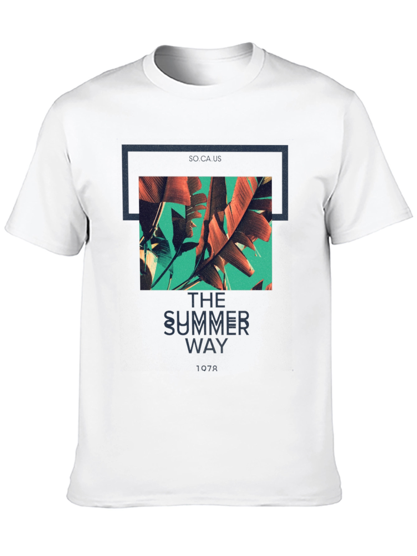Summer Way Graphic Tee - Tropical Vibes