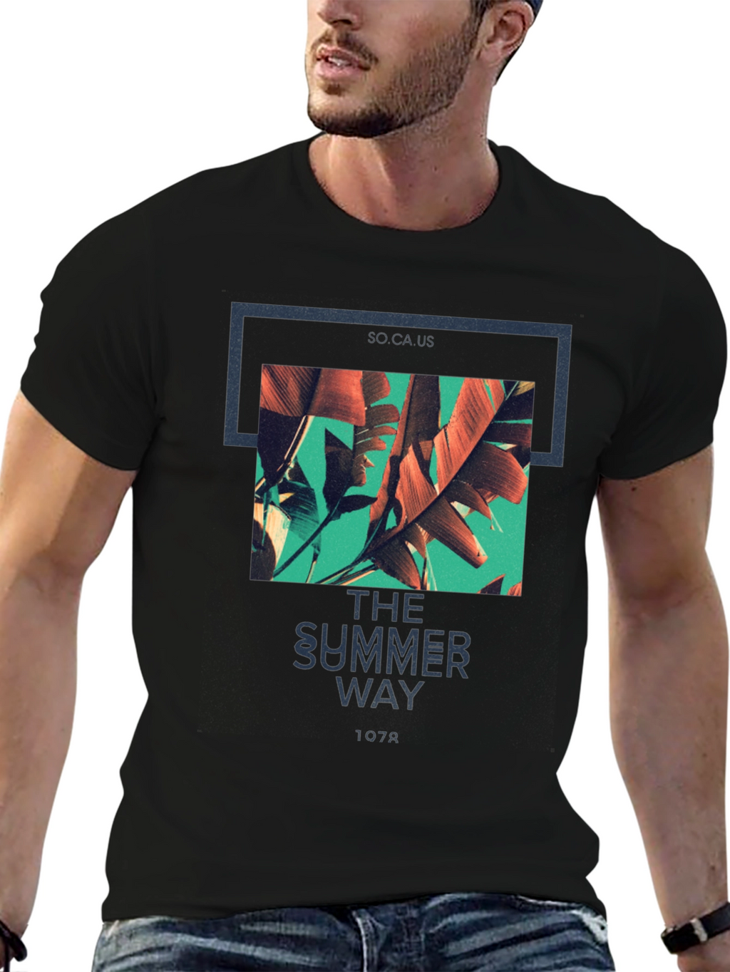 Summer Way Graphic Tee - Tropical Vibes