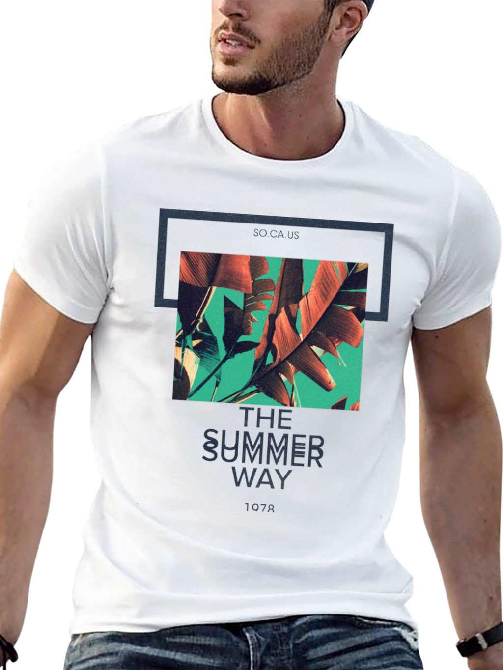Summer Way Graphic Tee - Tropical Vibes