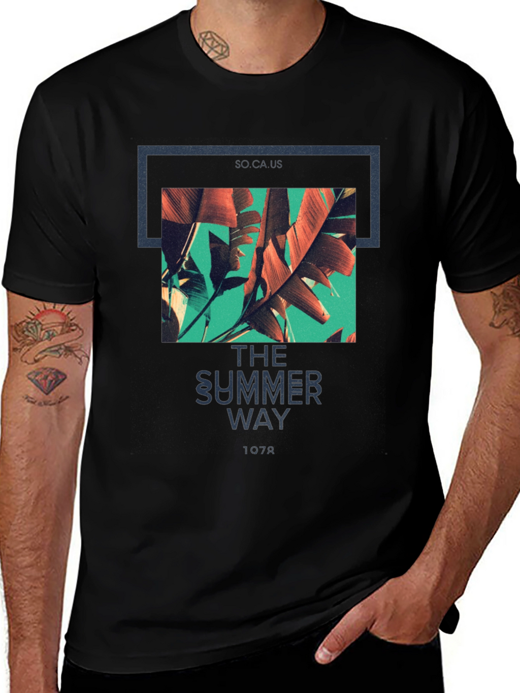 Summer Way Graphic Tee - Tropical Vibes