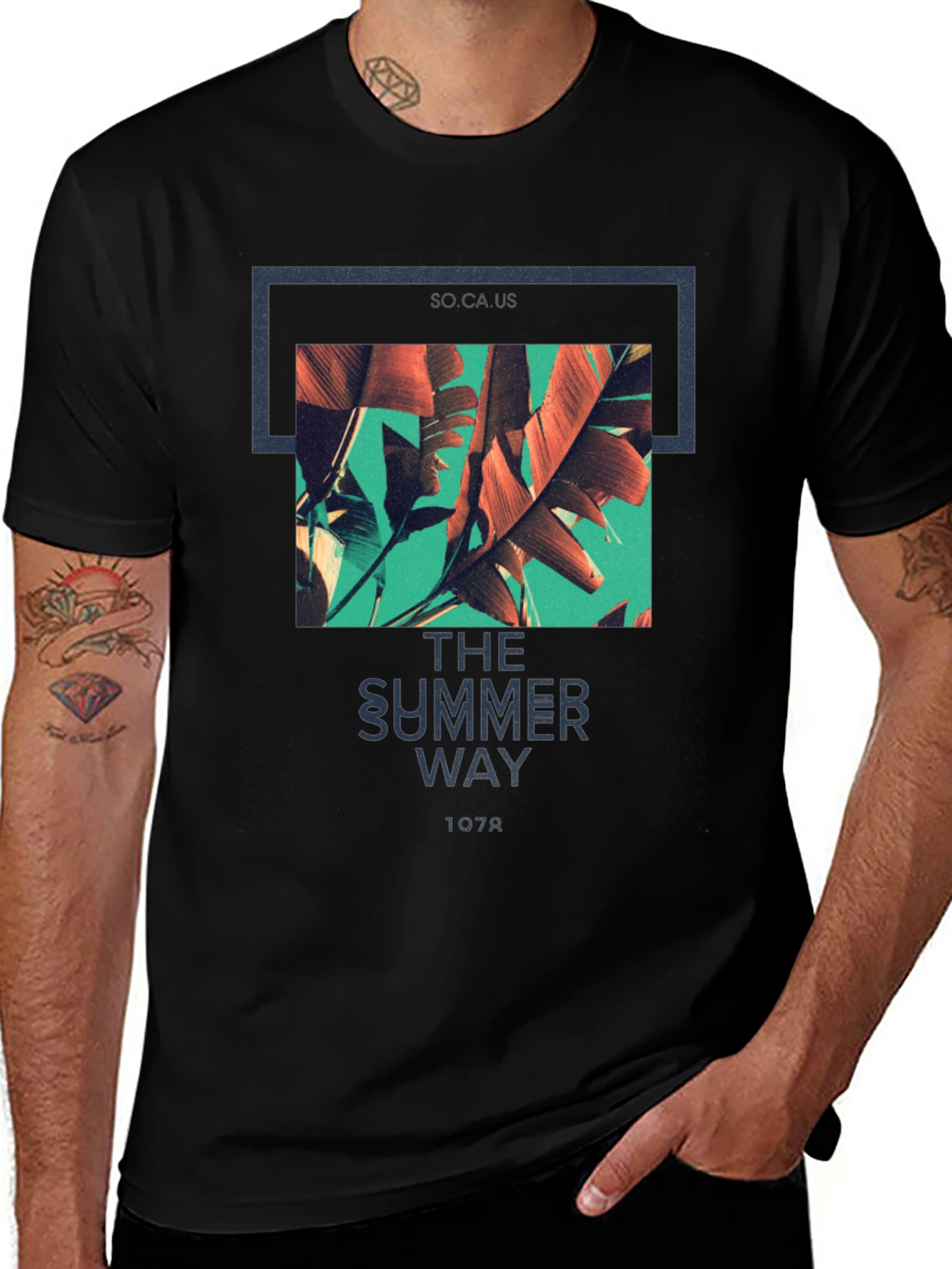 Summer Way Graphic Tee - Tropical Vibes