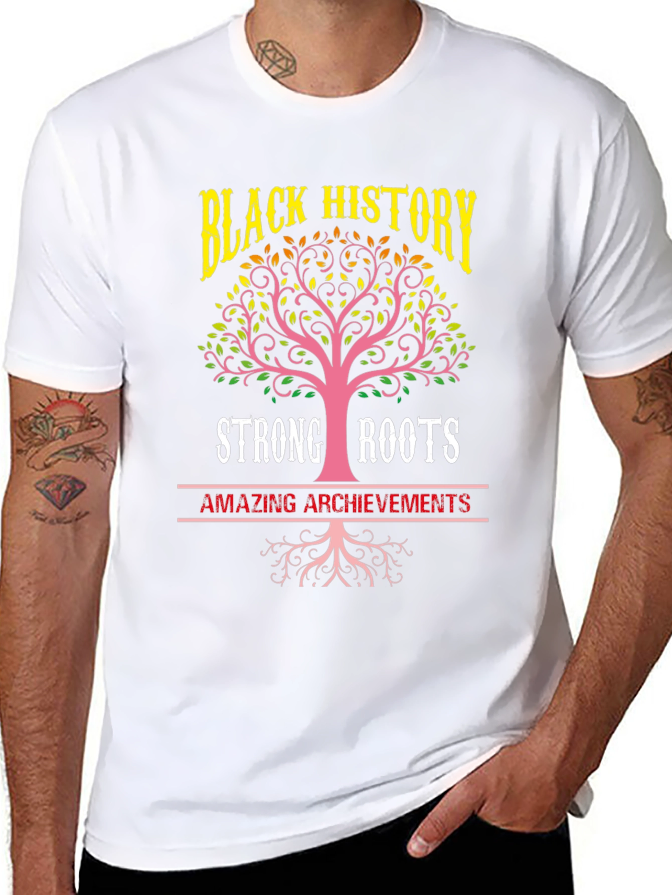 Black History Strong Roots T-Shirt