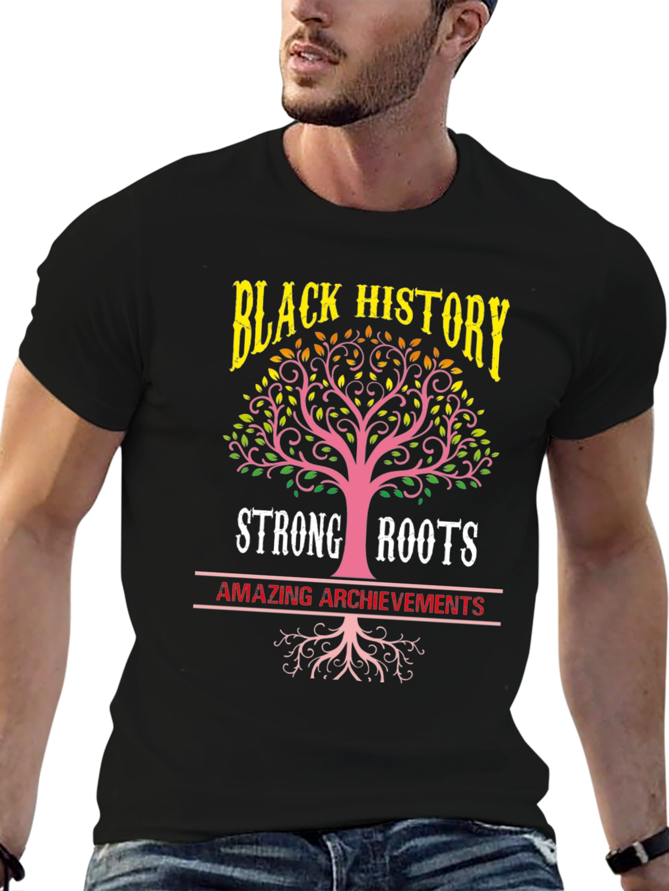 Black History Strong Roots T-Shirt