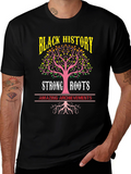 Black History Strong Roots T-Shirt