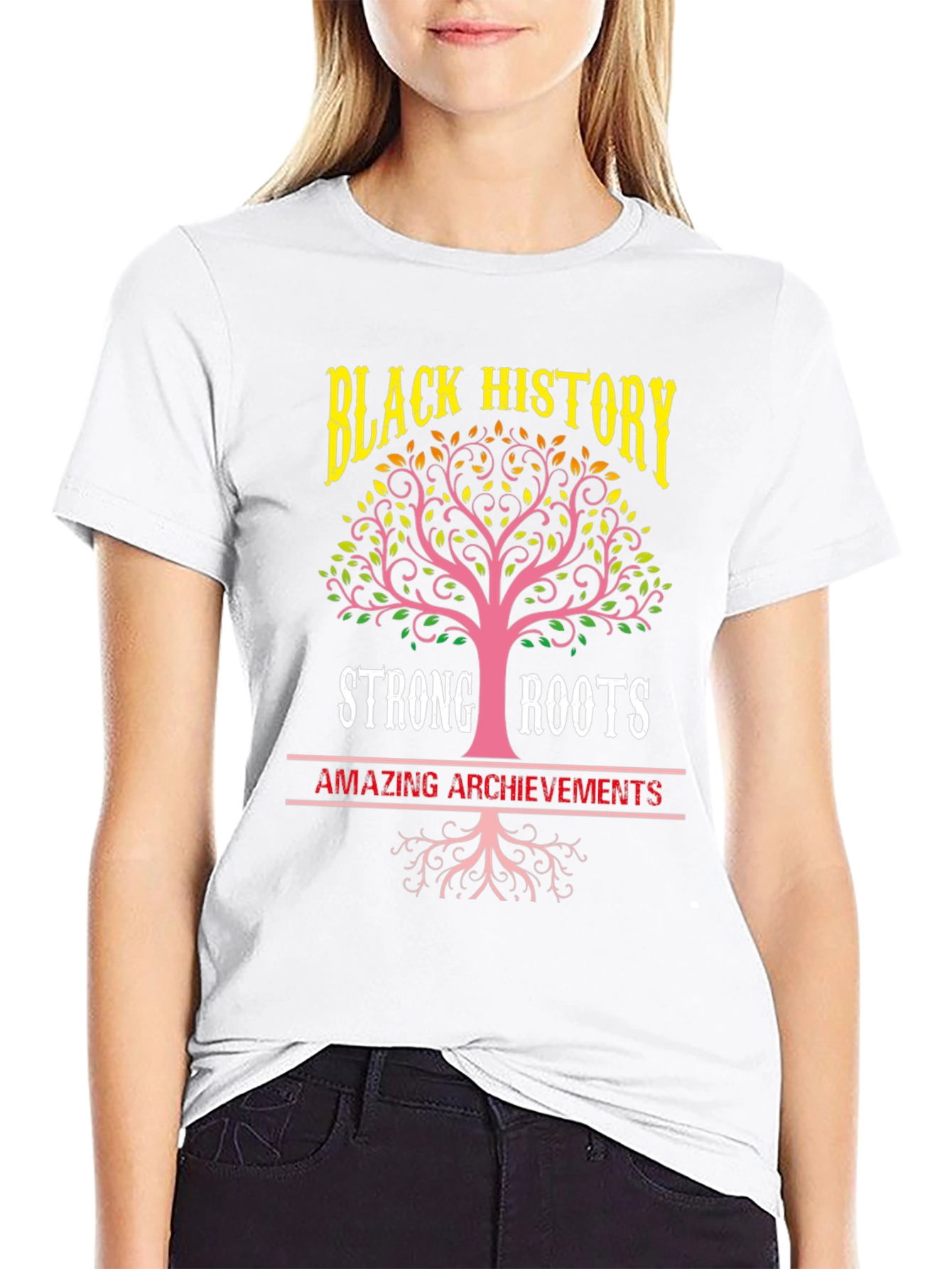 Black History Strong Roots T-Shirt