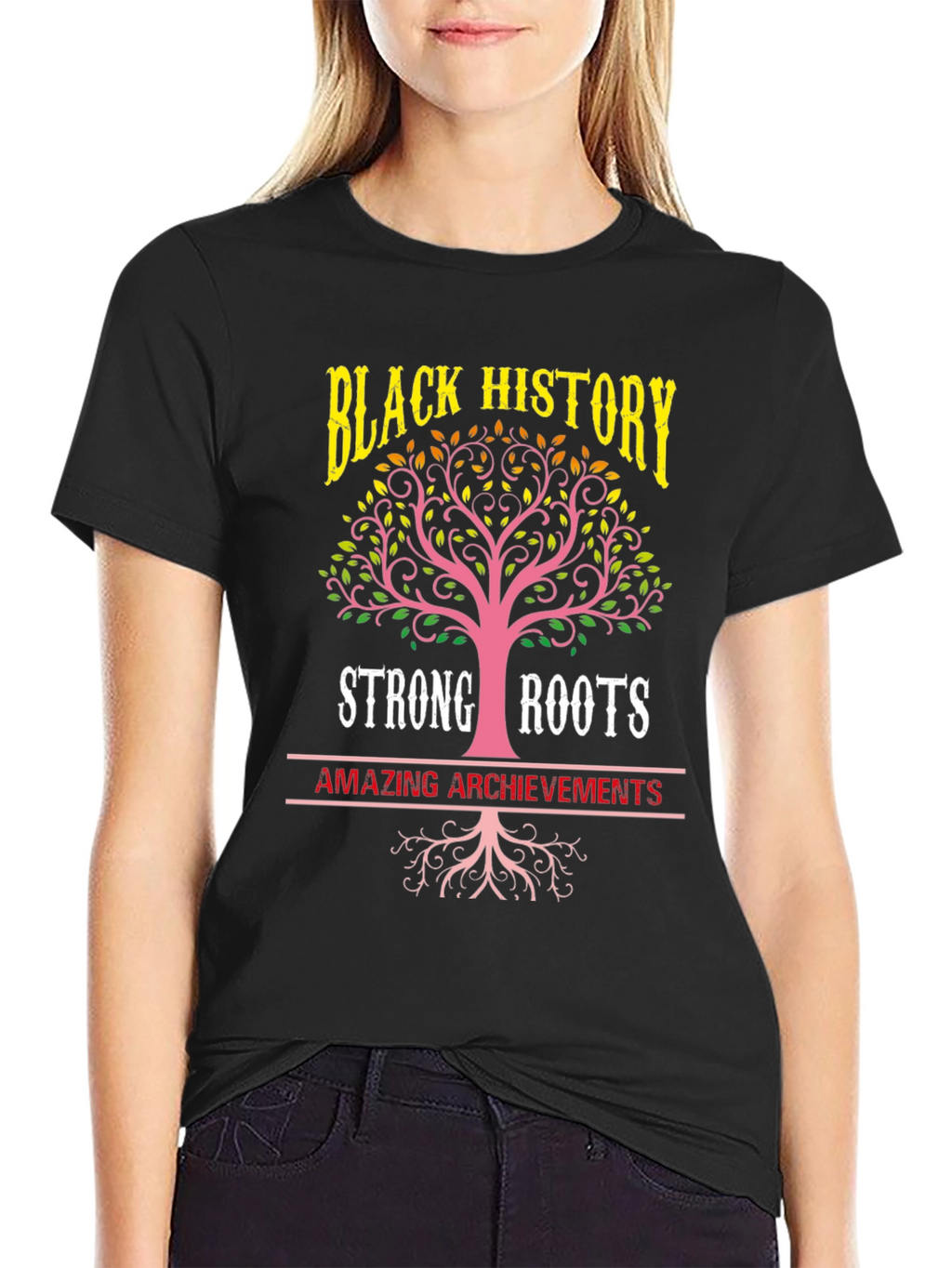 Black History Strong Roots T-Shirt