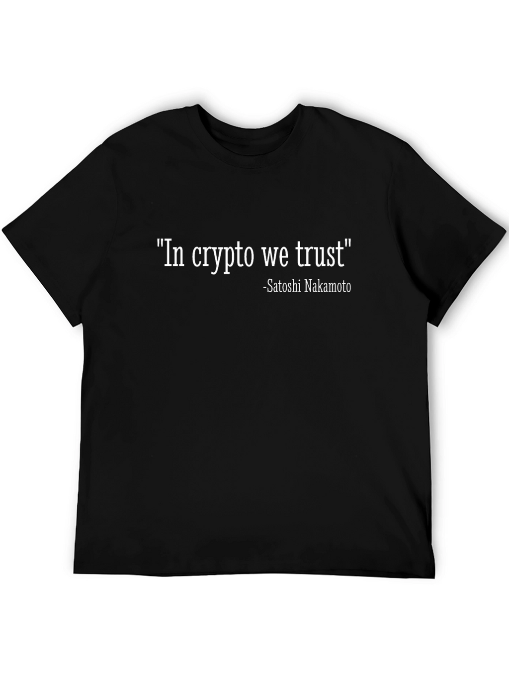 In Crypto We Trust T-Shirt - Bitcoin Tee