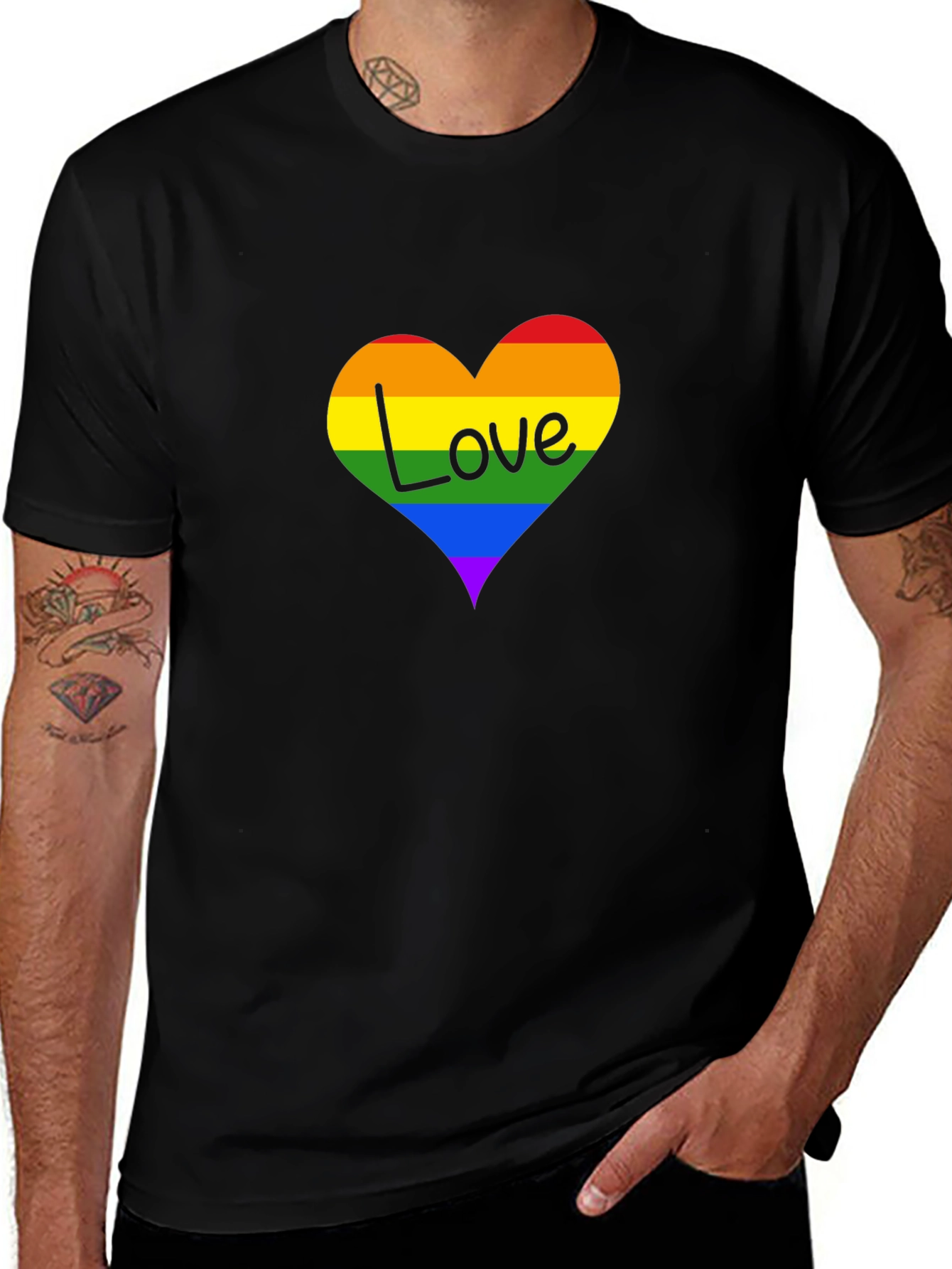 Love Heart LGBT Pride T-Shirt