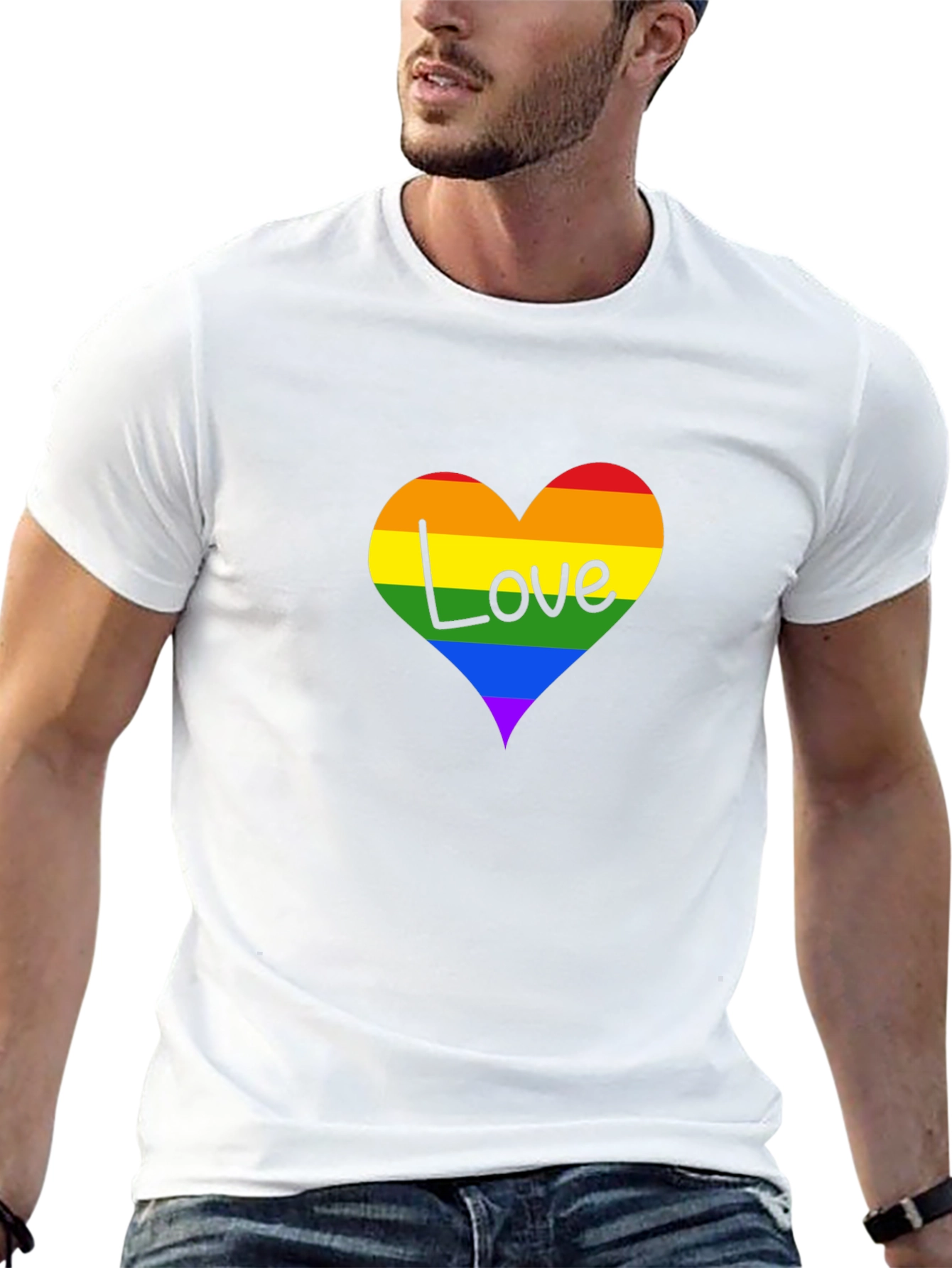 Love Heart LGBT Pride T-Shirt