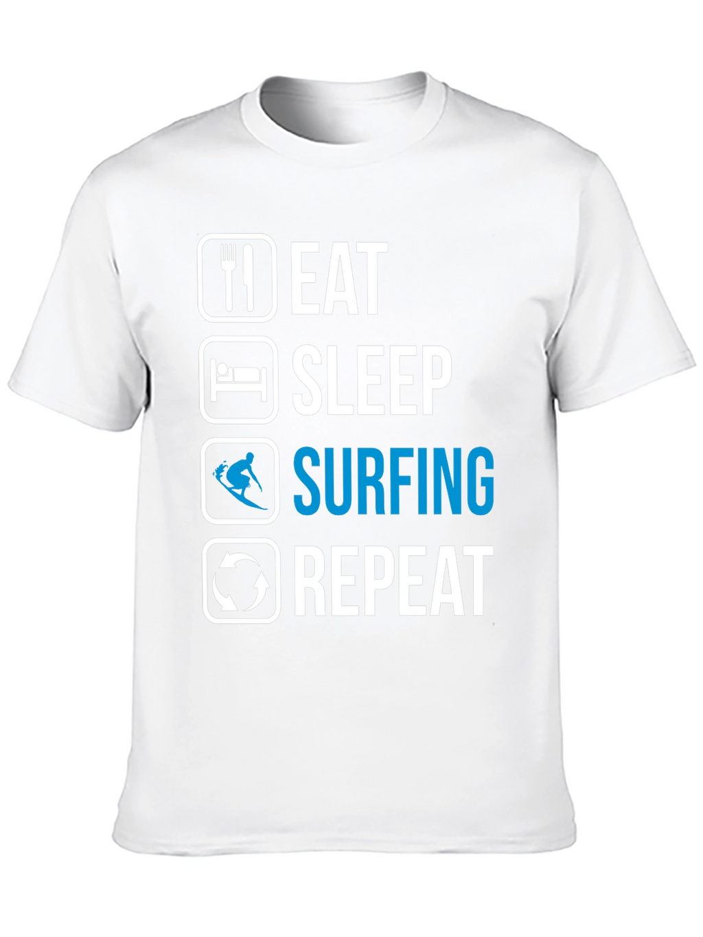 Eat Sleep Surfing Repeat T-Shirt