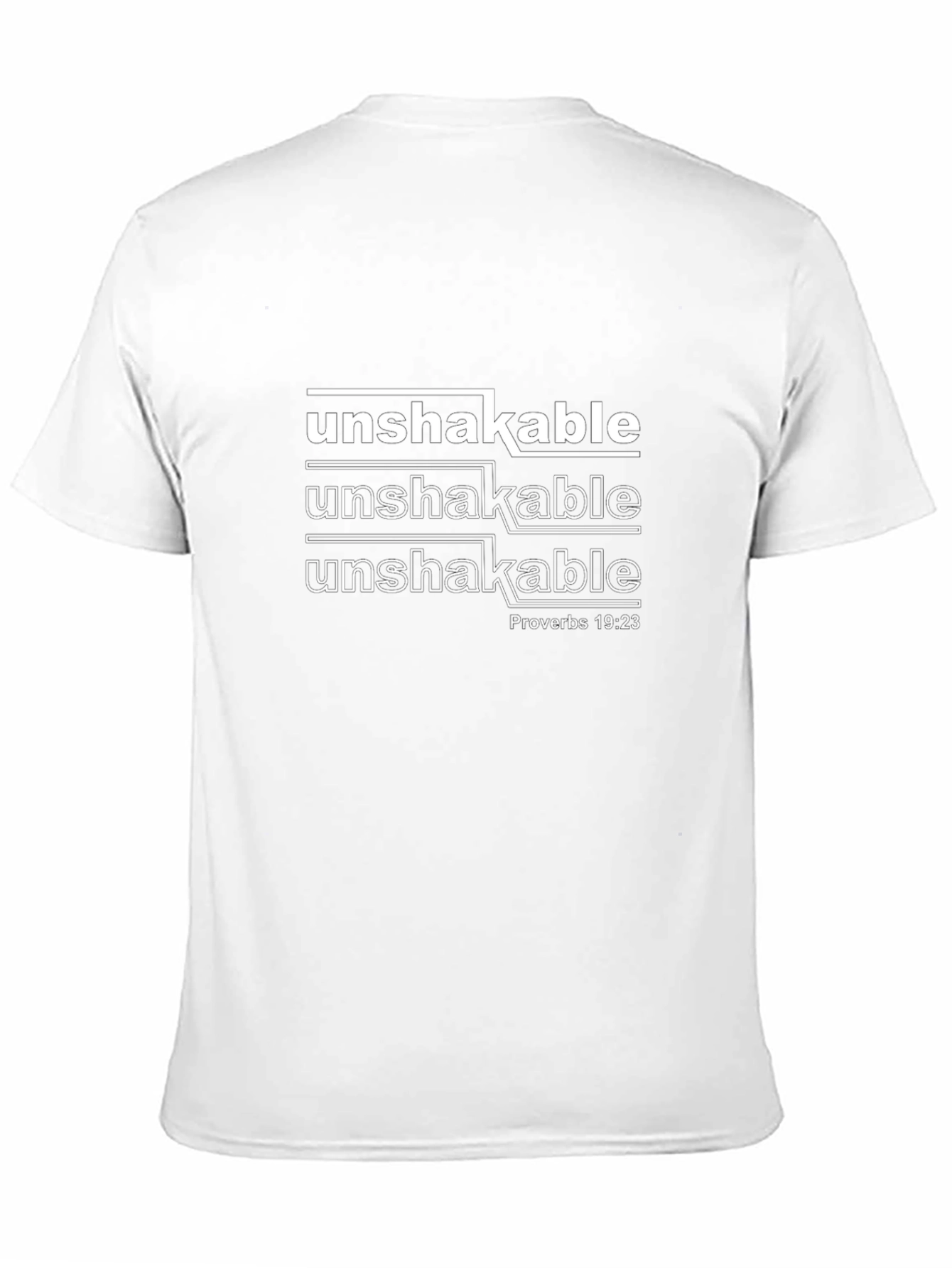 Unshakable Proverbs Graphic Tee