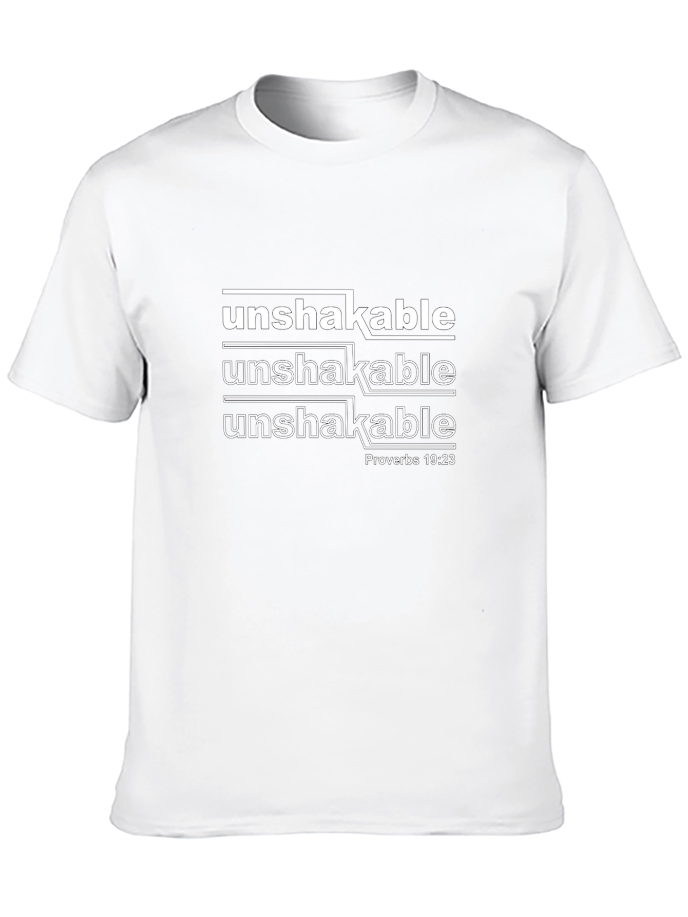 Unshakable Proverbs Graphic Tee