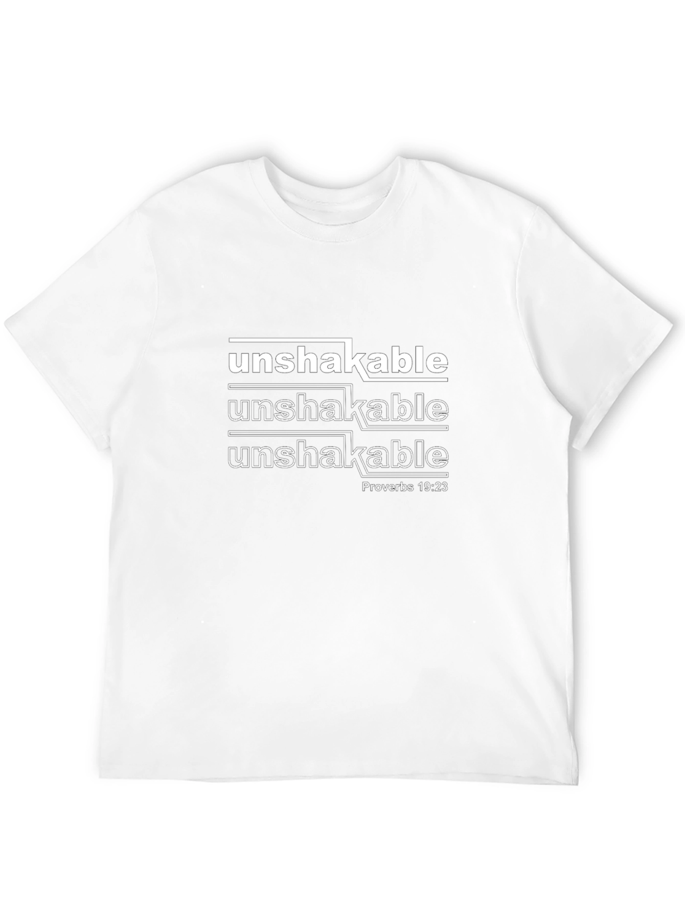 Unshakable Proverbs Graphic Tee
