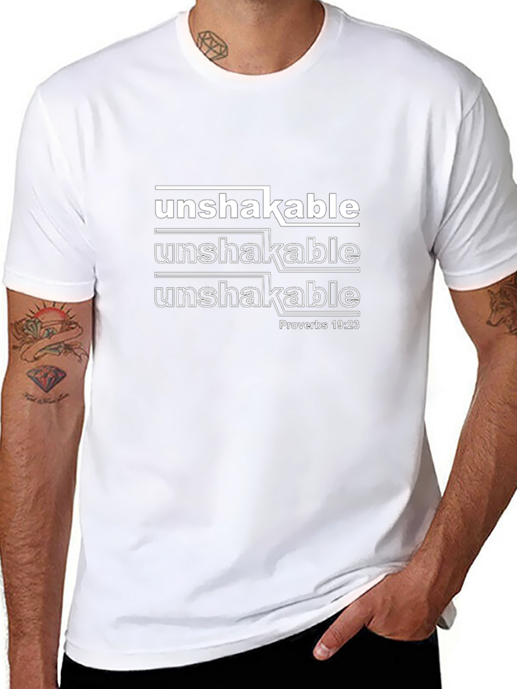 Unshakable Proverbs Graphic Tee