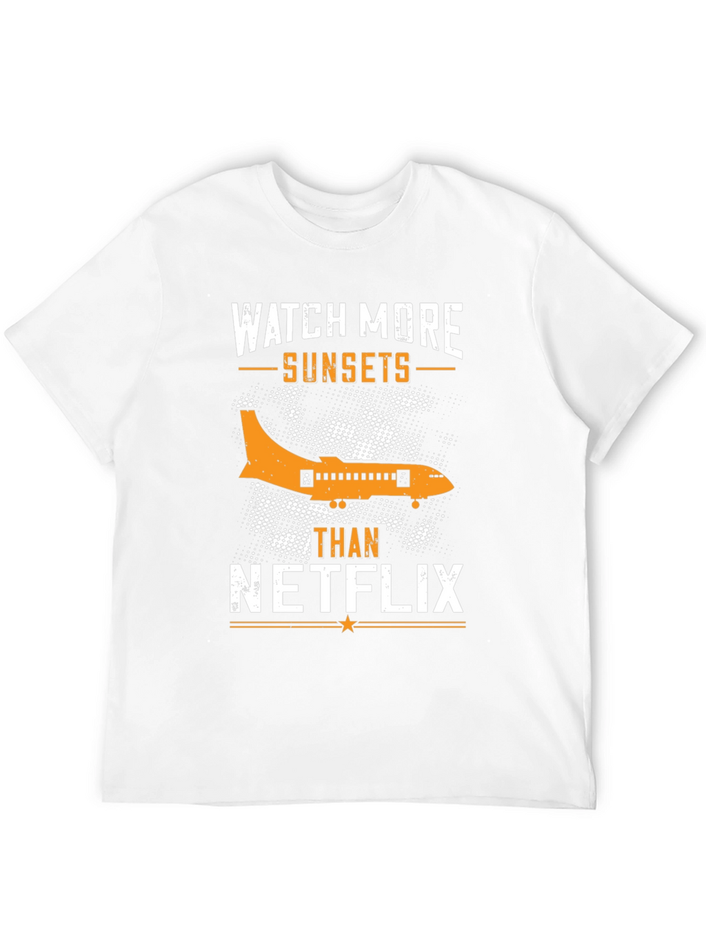 Watch More Sunsets T-Shirt - Airplane Graphic Tee