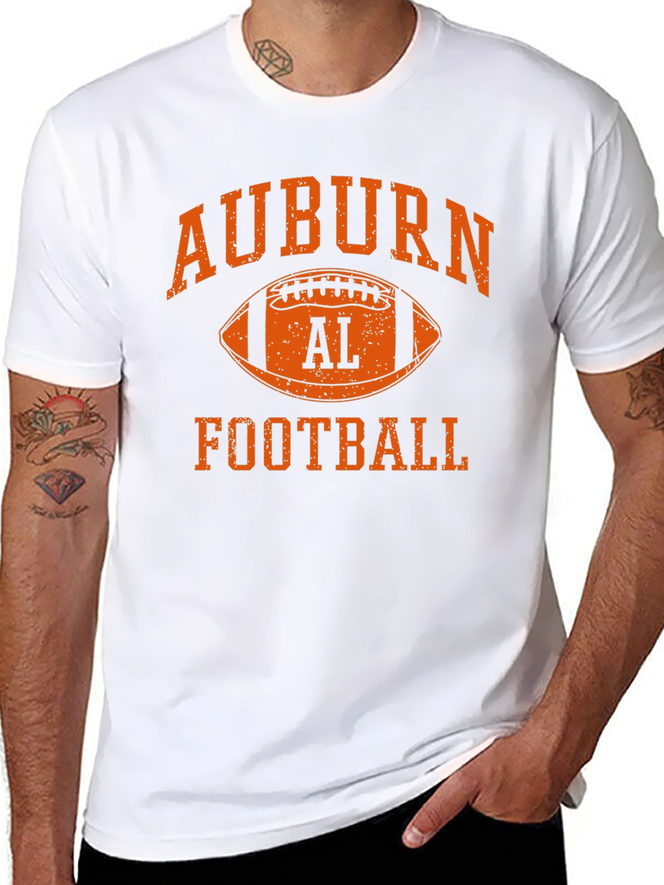 Auburn Football Graphic Tee - Black