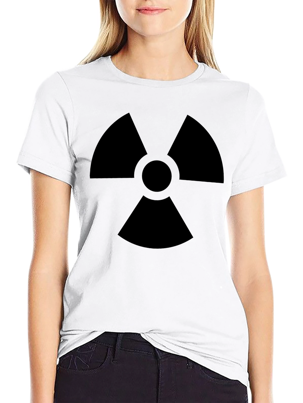 Radioactive Symbol Graphic Black T-Shirt