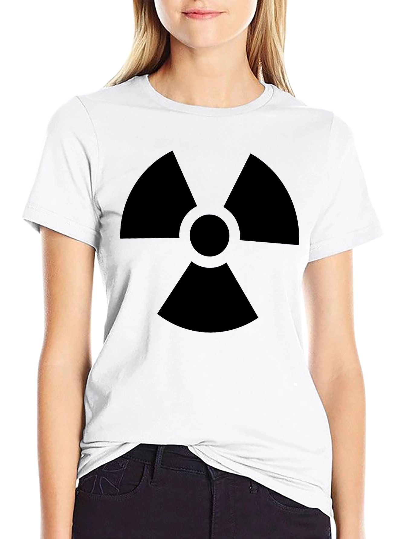 Radioactive Symbol Graphic Black T-Shirt