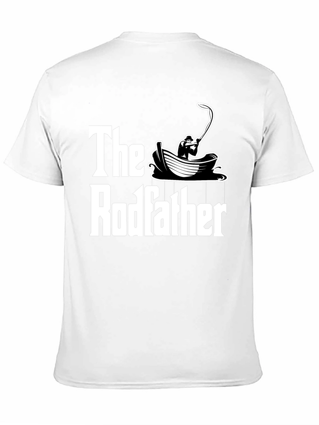 The Rodfather T-Shirt Fishing Design