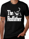 The Rodfather T-Shirt Fishing Design