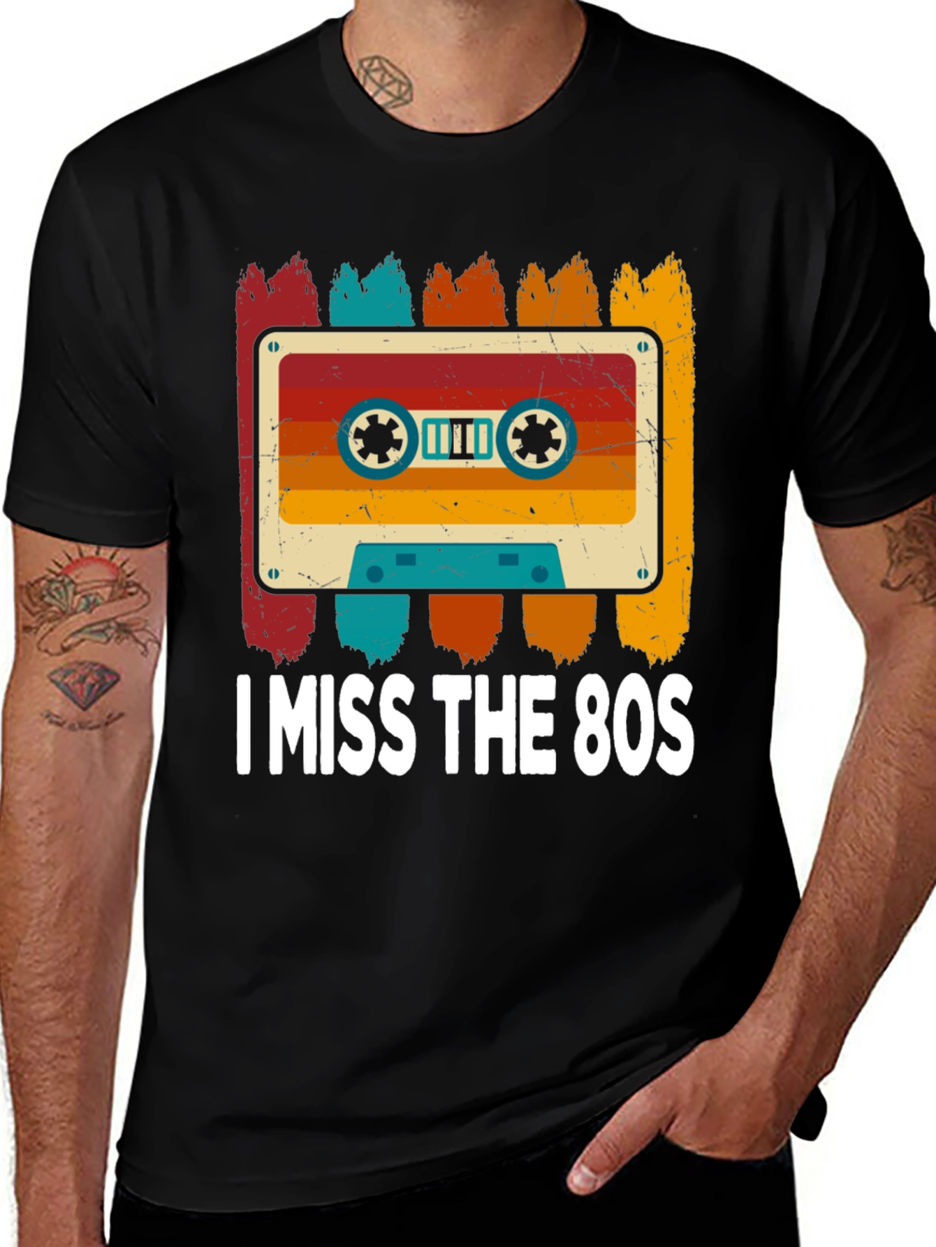 I Miss The 80s Retro Cassette T-Shirt