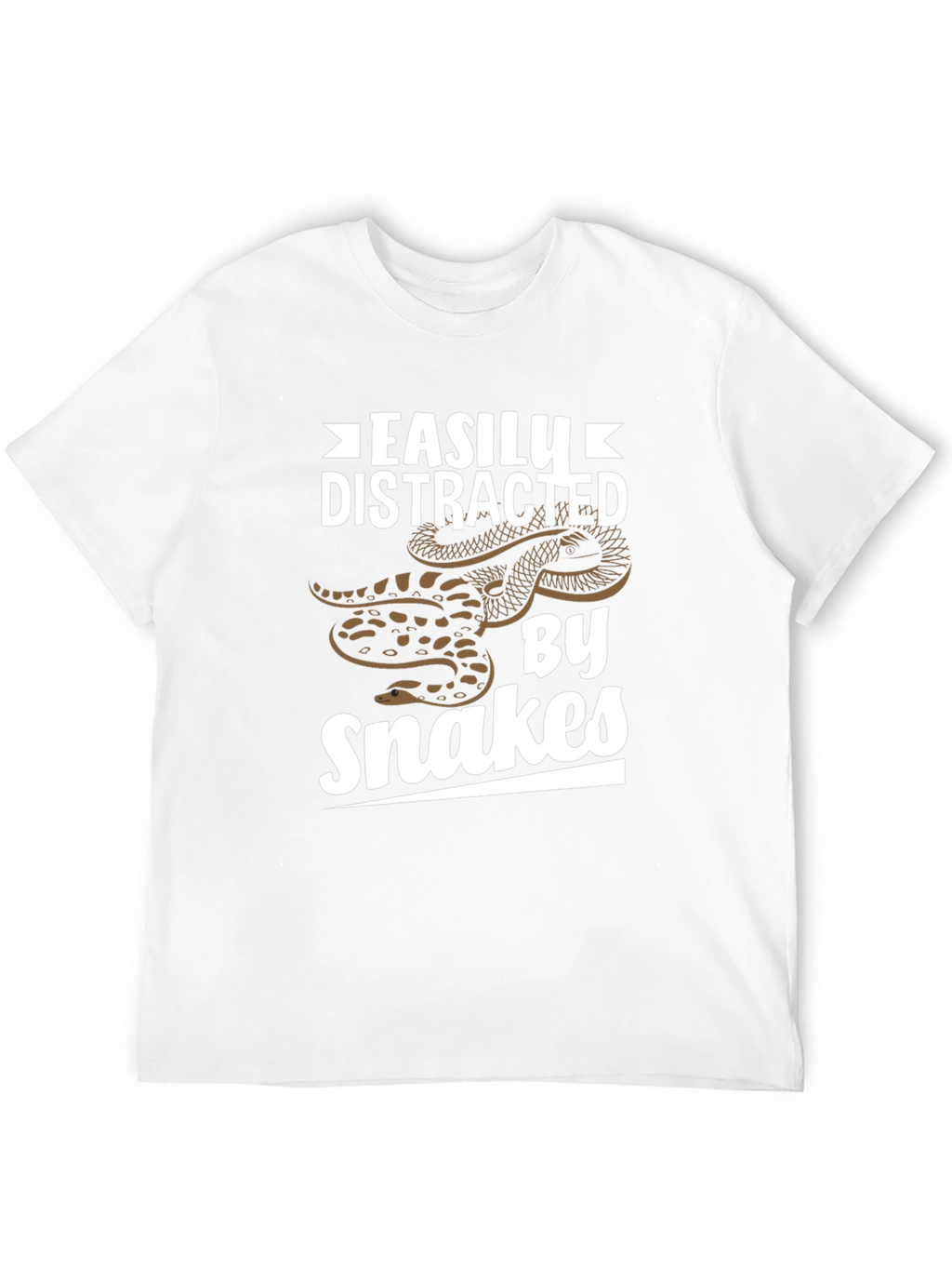 Easily Distracted By Snakes Graphic T-Shirt