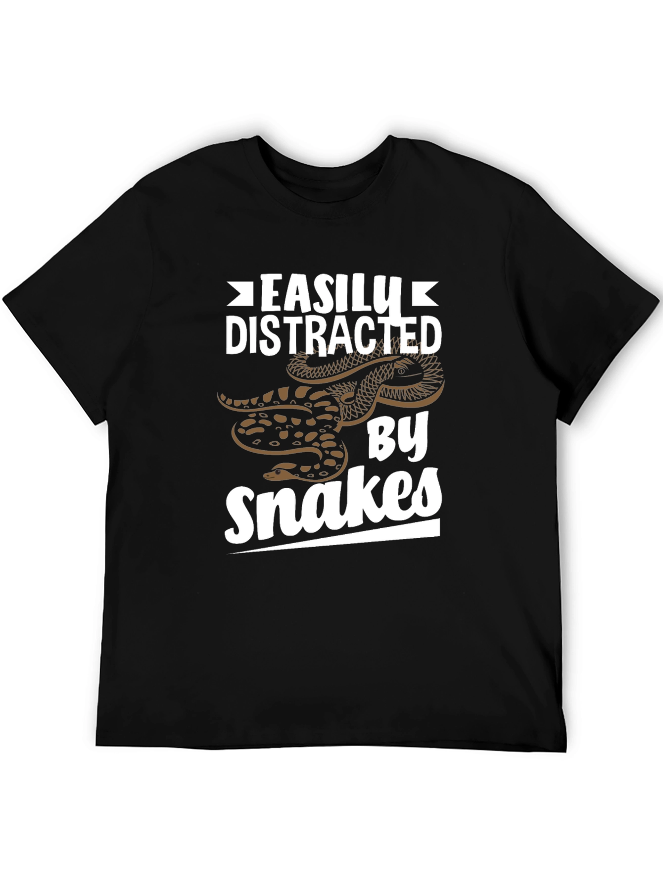 Easily Distracted By Snakes Graphic T-Shirt