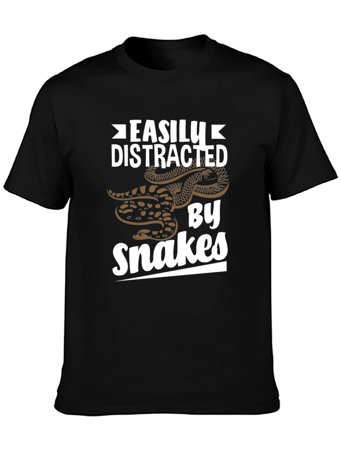 Easily Distracted By Snakes Graphic T-Shirt