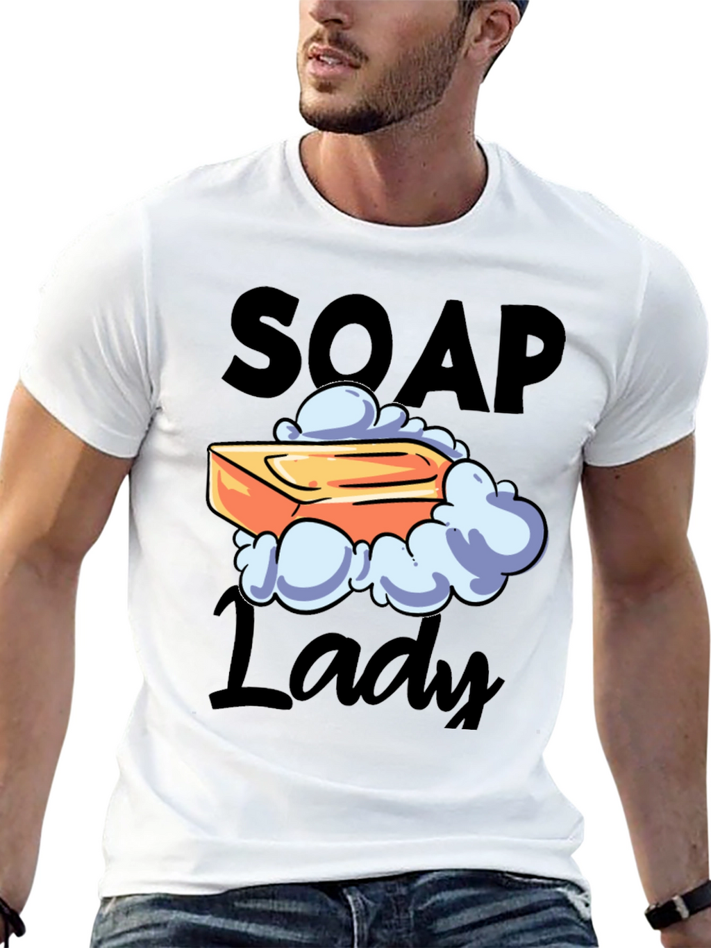 Soap Lady Graphic T-Shirt