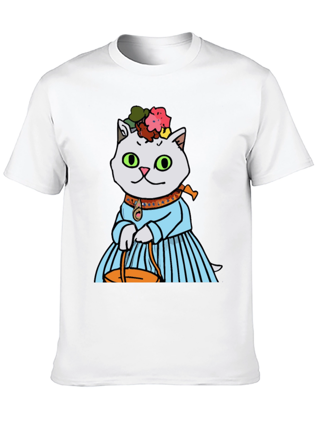 Frida Kahlo Cat T-Shirt - Unique Graphic Tee