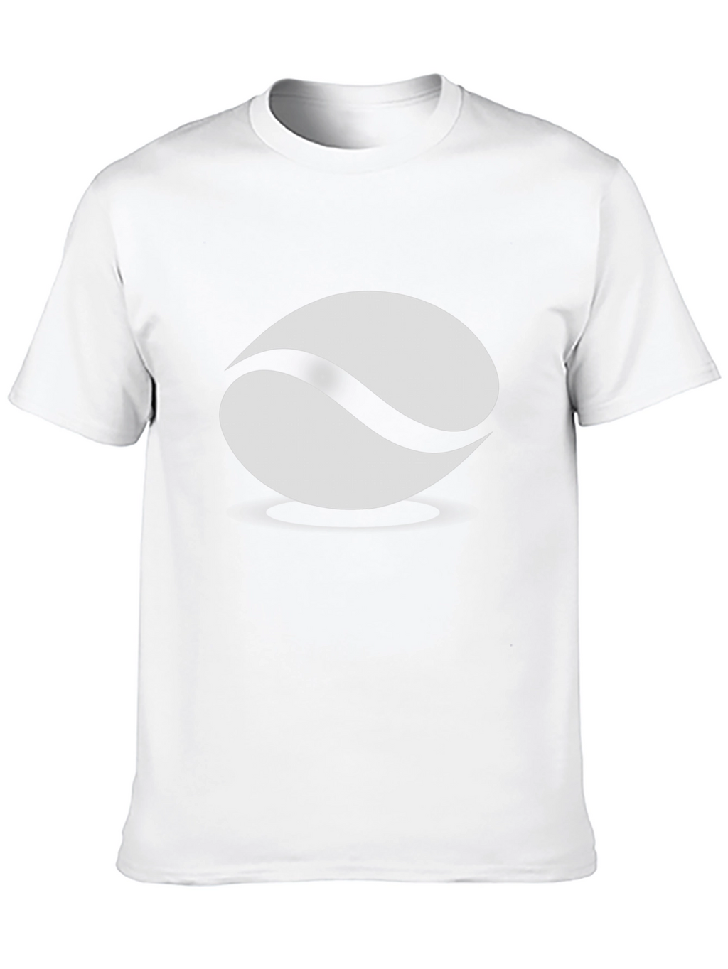 Black T-Shirt with Abstract Graphic