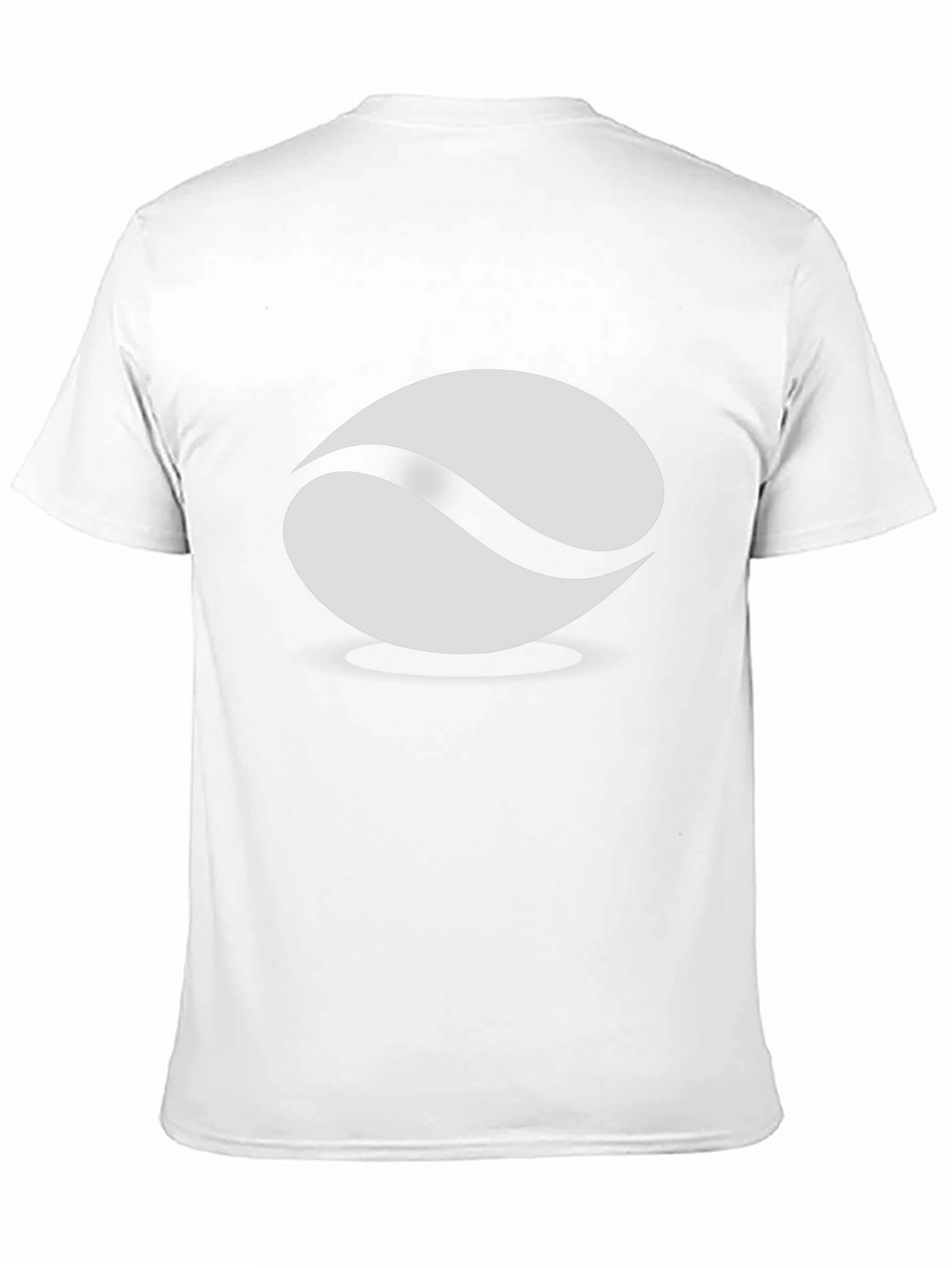 Black T-Shirt with Abstract Graphic