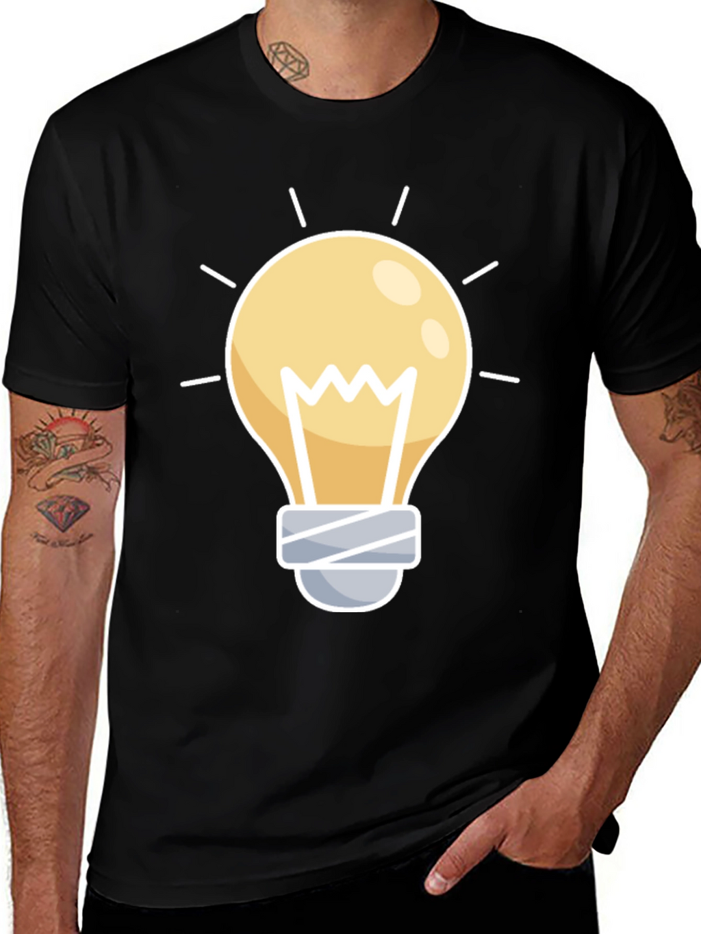 Bright Idea T-Shirt - Mens Graphic Tee