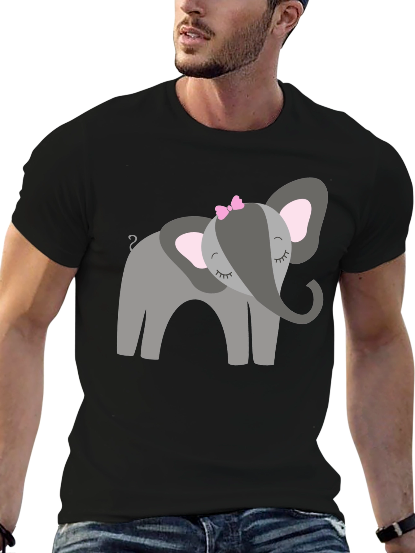 Cute Elephant Graphic Tee