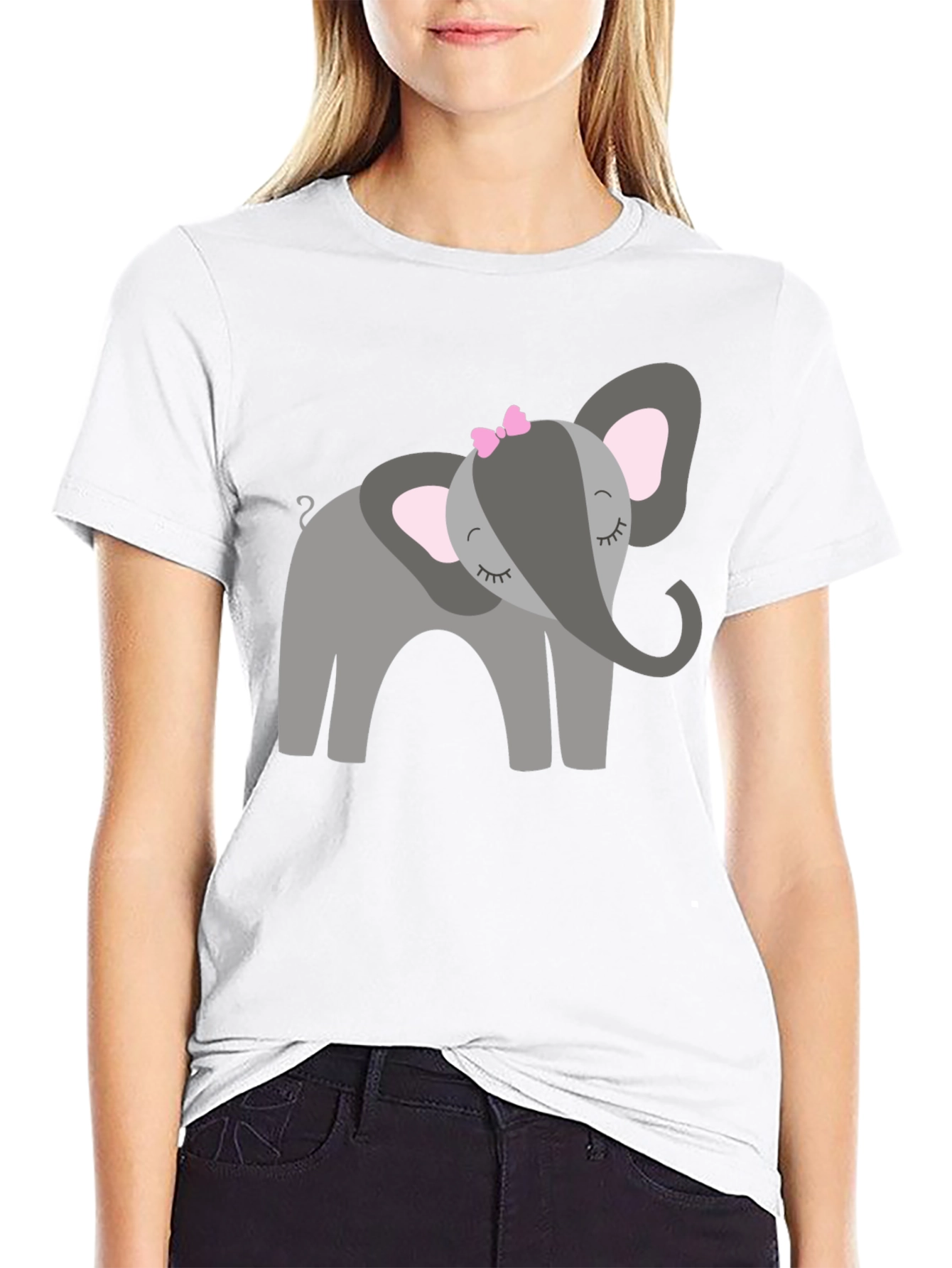 Cute Elephant Graphic Tee