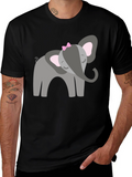 Cute Elephant Graphic Tee