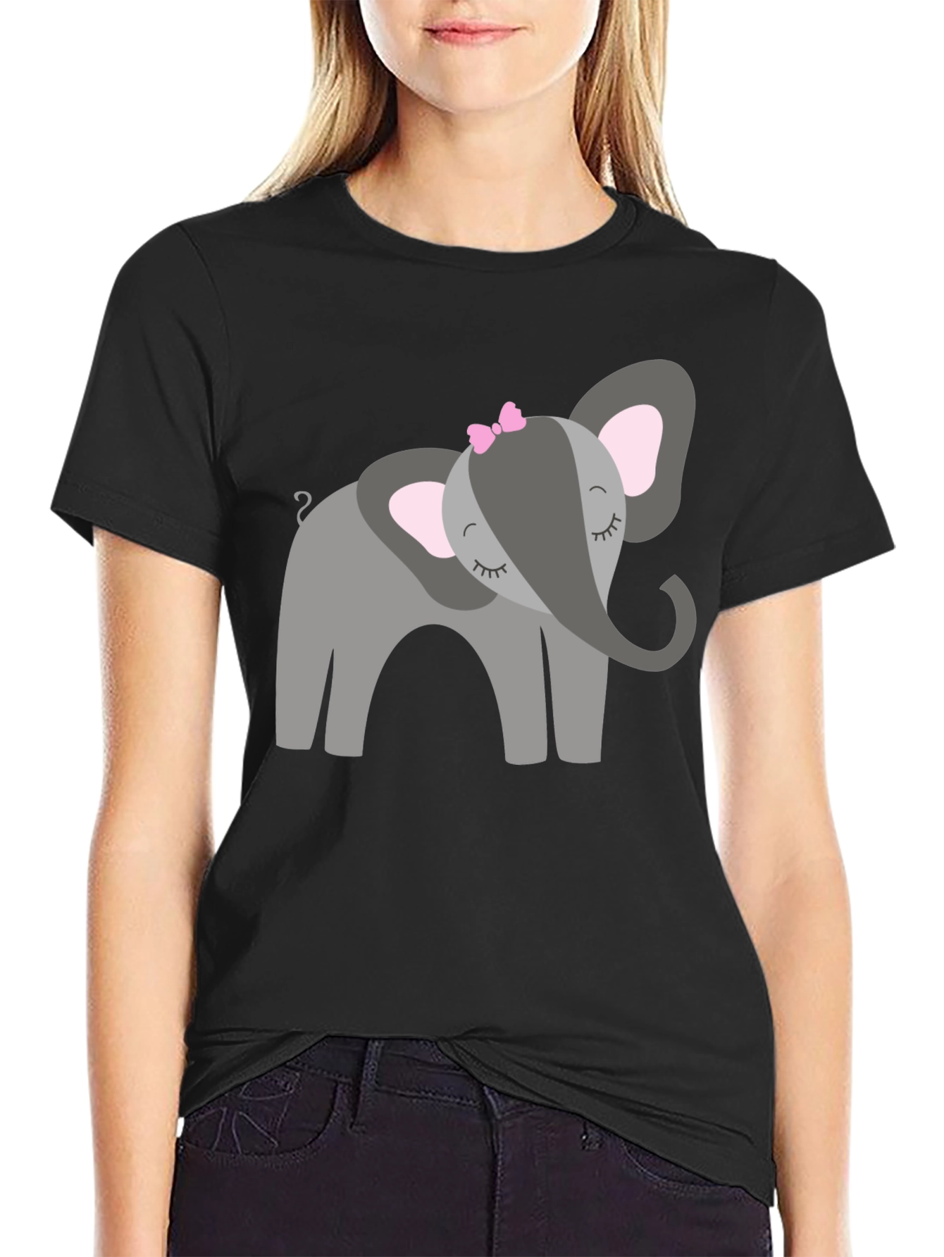 Cute Elephant Graphic Tee