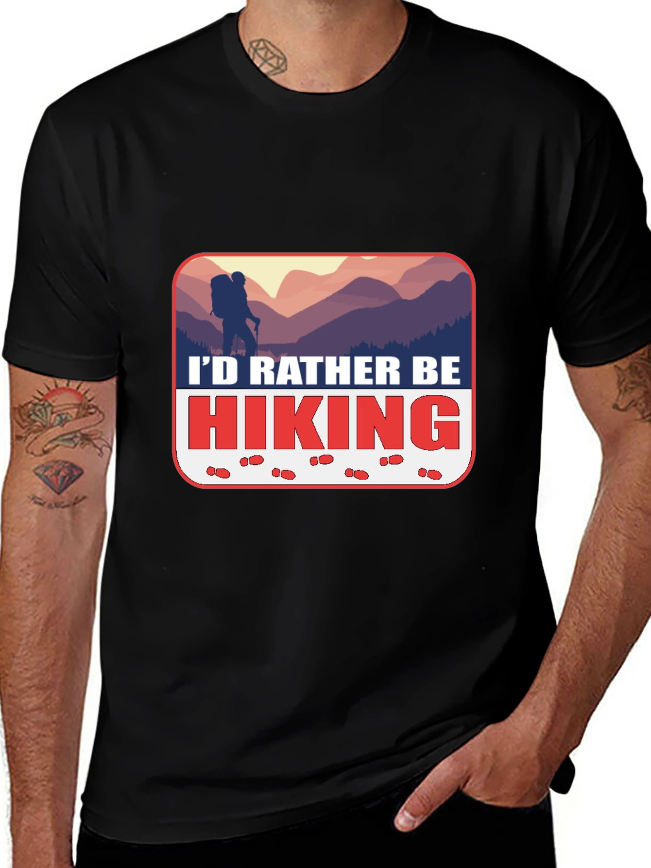 Hiking Adventure Graphic Tee - Outdoor Enthusiast Shirt