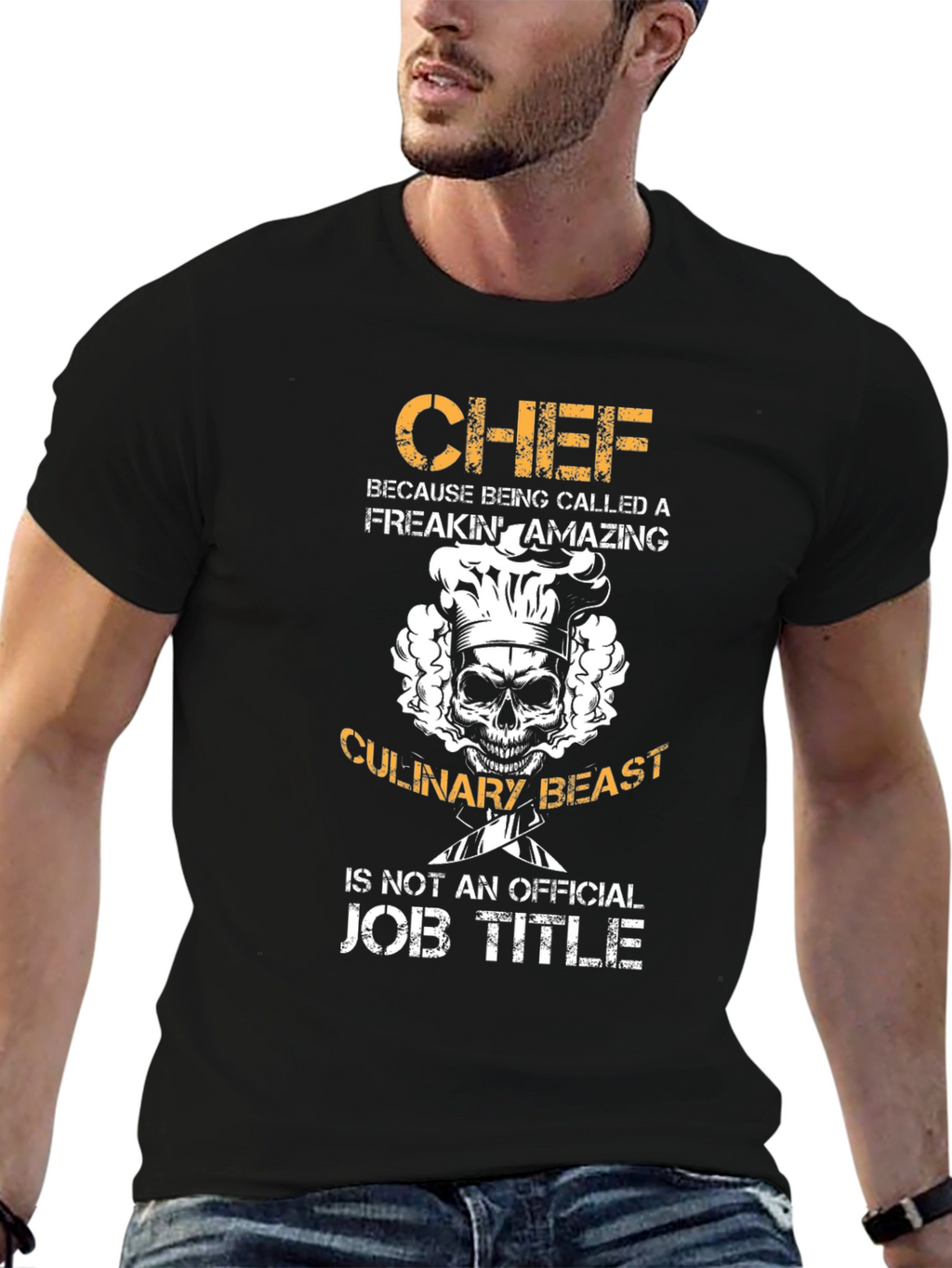 Chef Culinary Beast Graphic T-Shirt