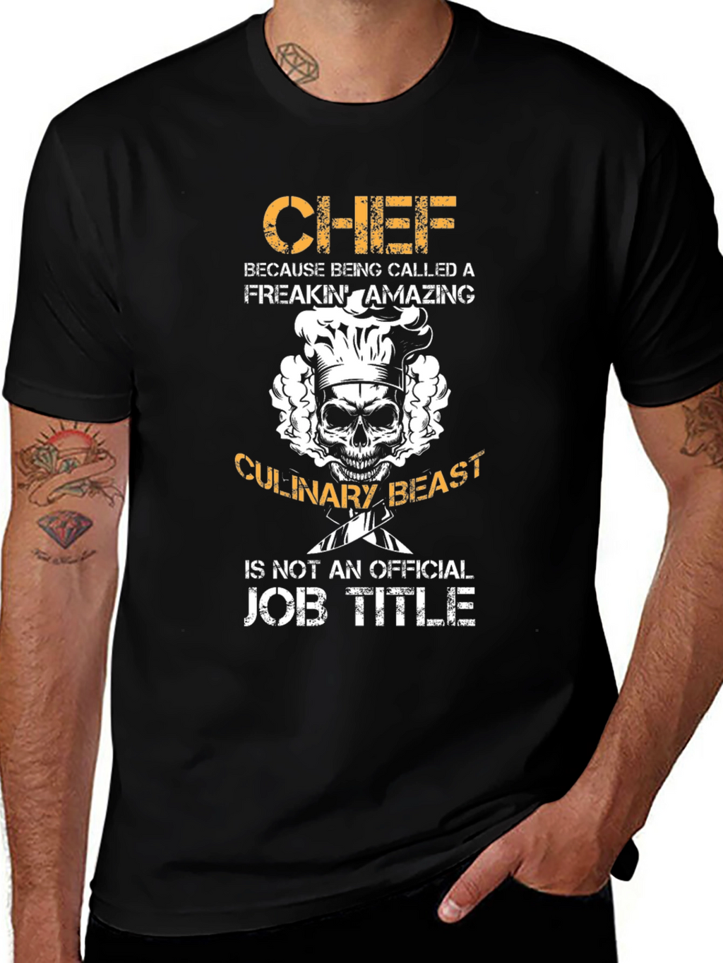 Chef Culinary Beast Graphic T-Shirt