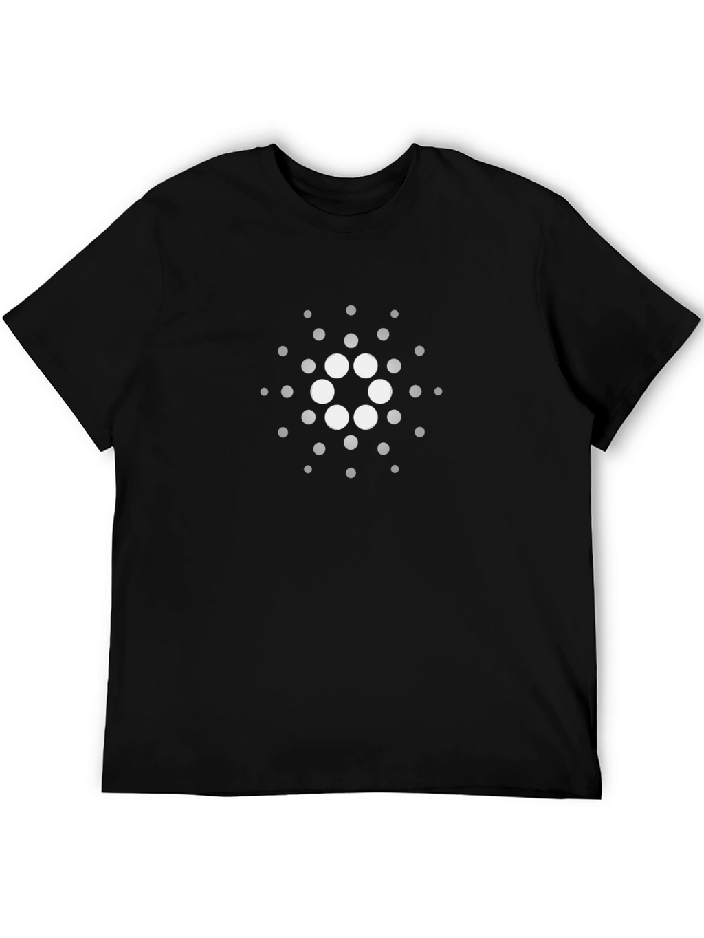 Cardano ADA Crypto Logo T-Shirt - Black