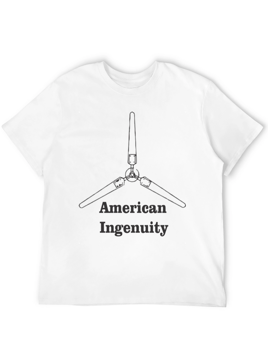 American Ingenuity Propeller Graphic Tee - Black